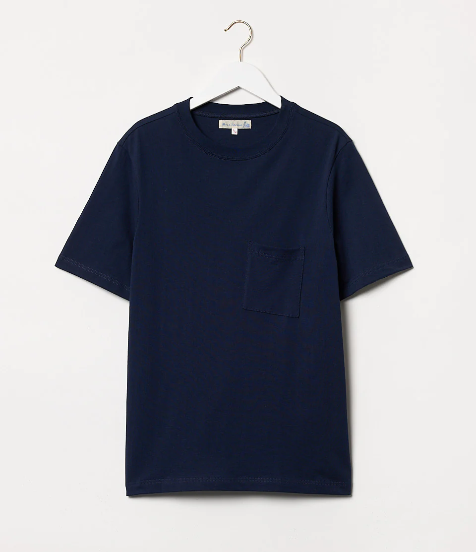 1940sP Loopwheeled Relaxed Fit Lightweight Pocket T-Shirt - Image 2