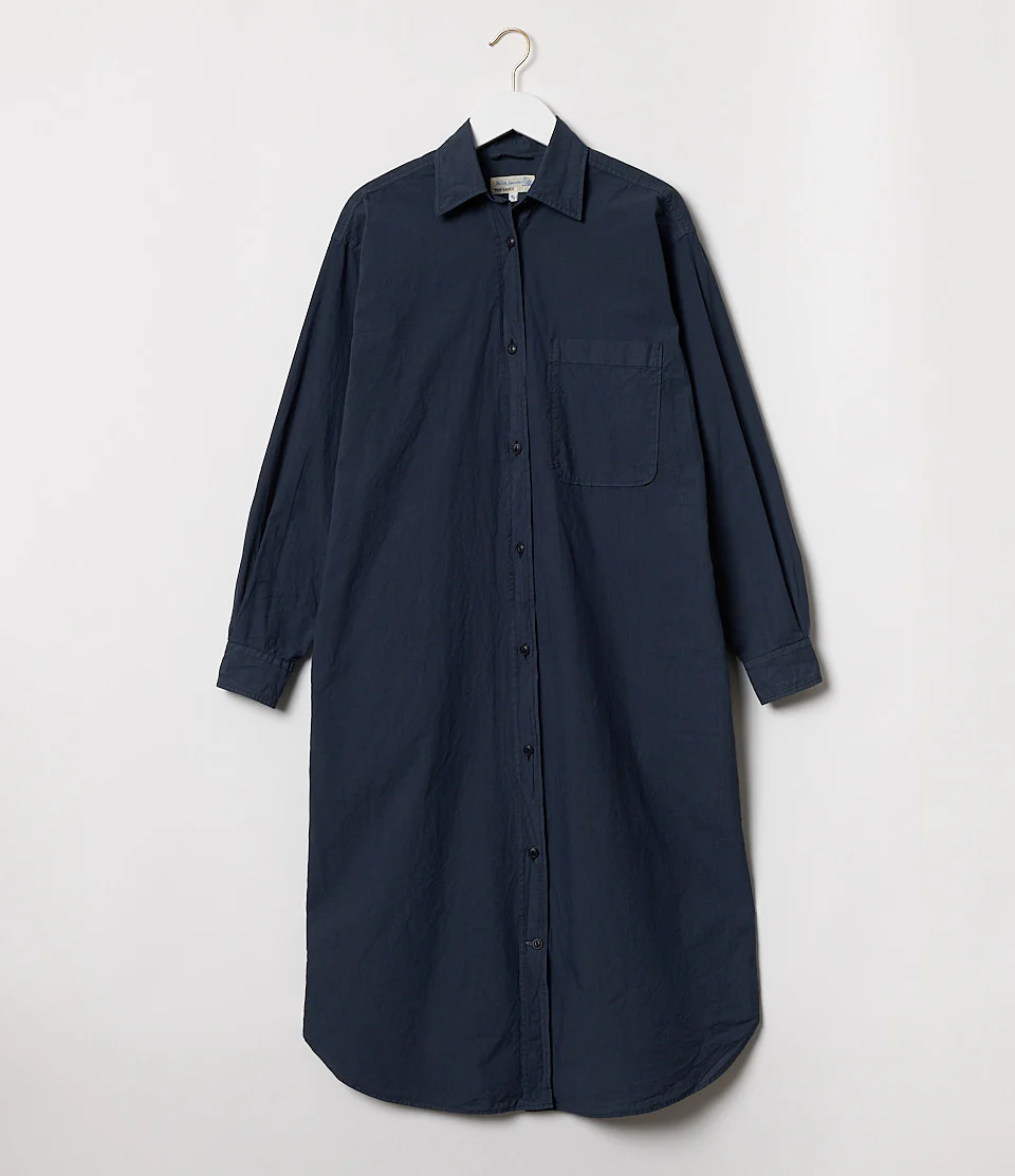 Paper Touch Cotton Poplin Shirt Dress - Image 2