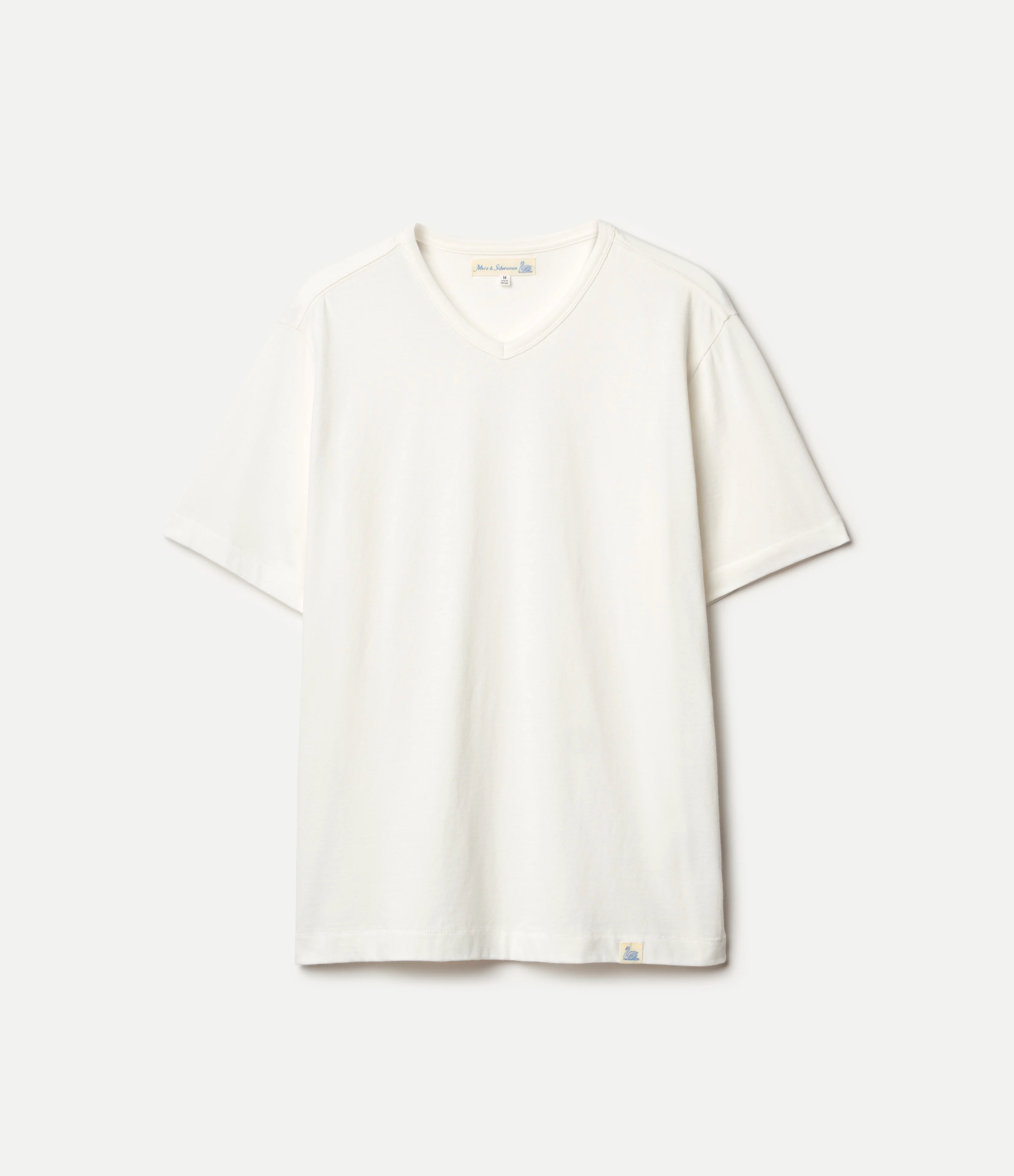 Soft Pima Cotton V-Neck T-Shirt - Image 2