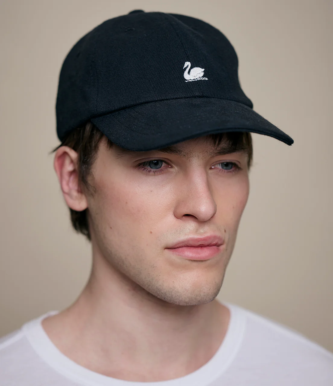 Swan Logo Cotton Twill Cap - Image 5