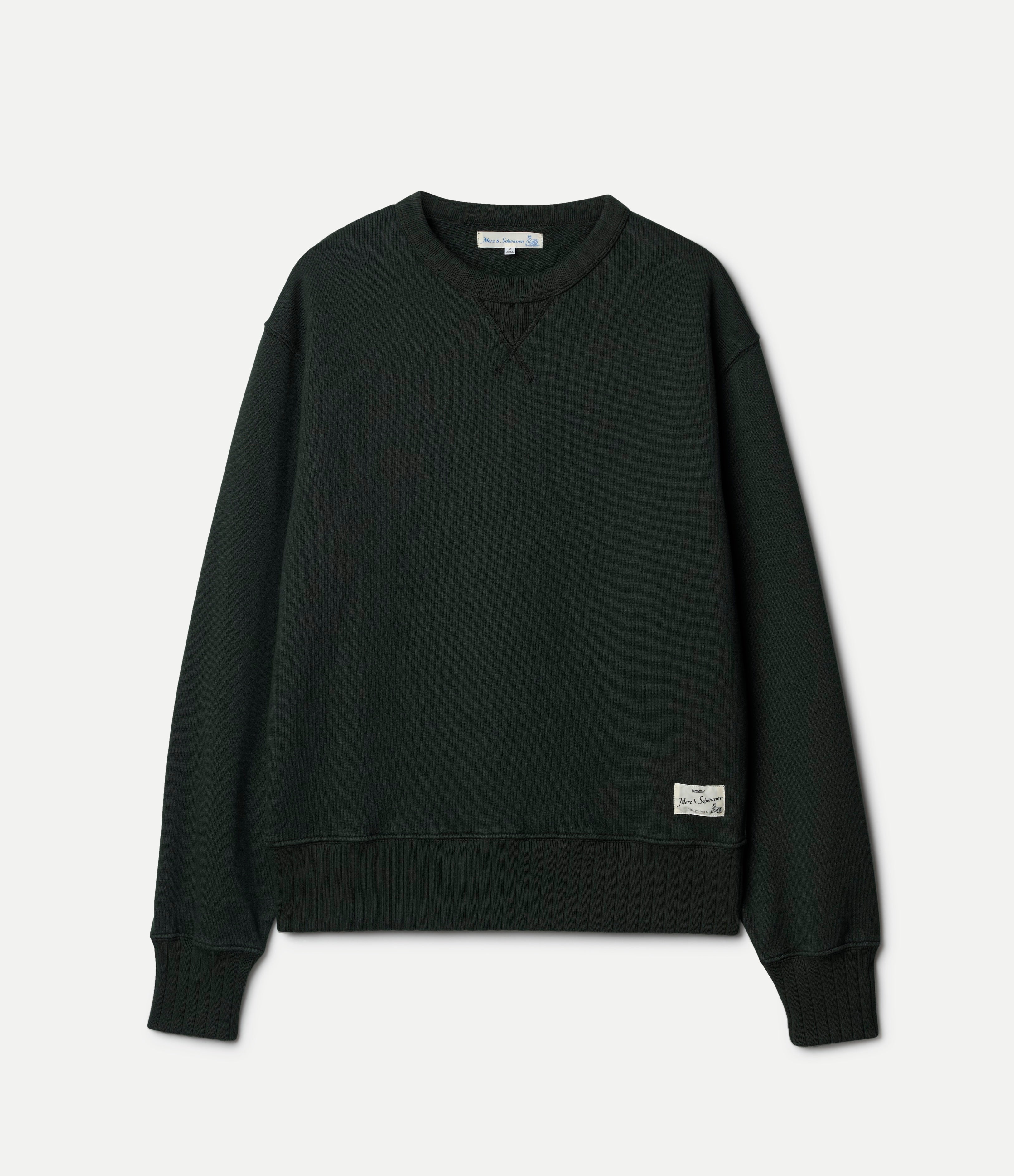 Textured Heavyweight Rugged Fleece Cotton Sweatshirt - Image 2