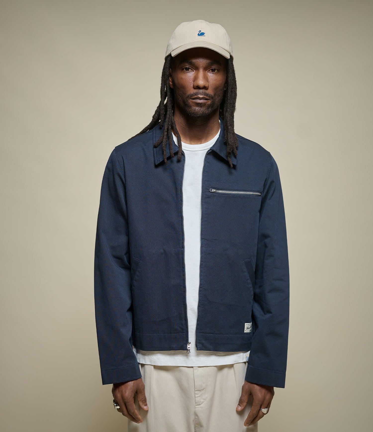 Zipped Twill Jacket