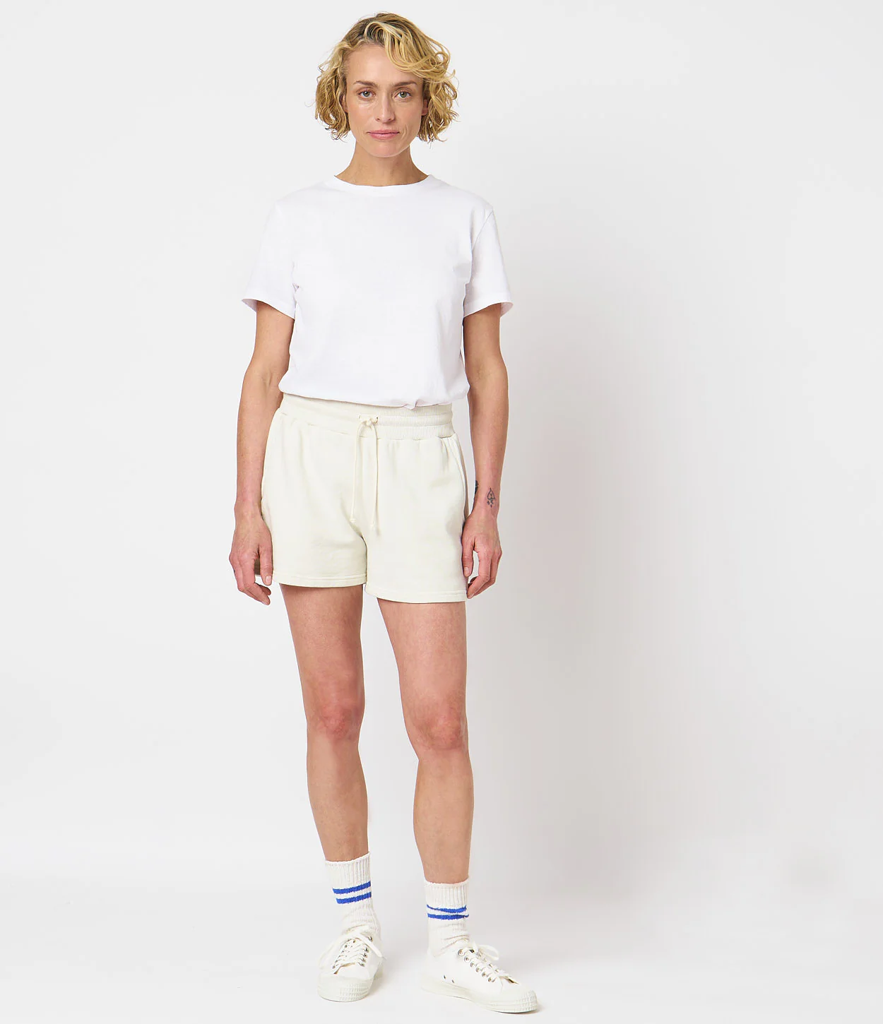 Retro Fleece Women's Cotton Sweat Shorts - Image 3