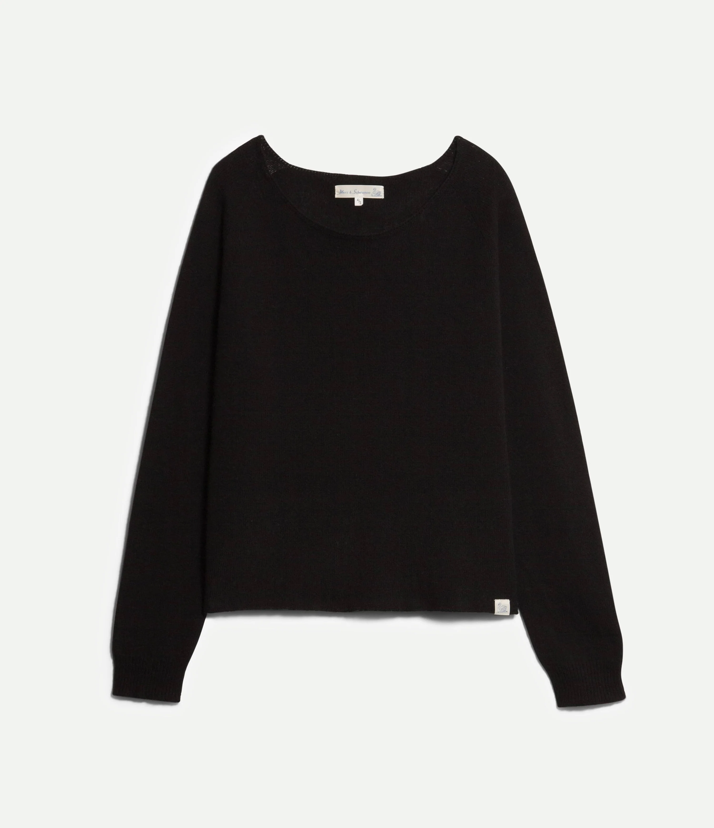 Lightweight Merino Wool-Cashmere-Silk Raglan Sweater - Image 2