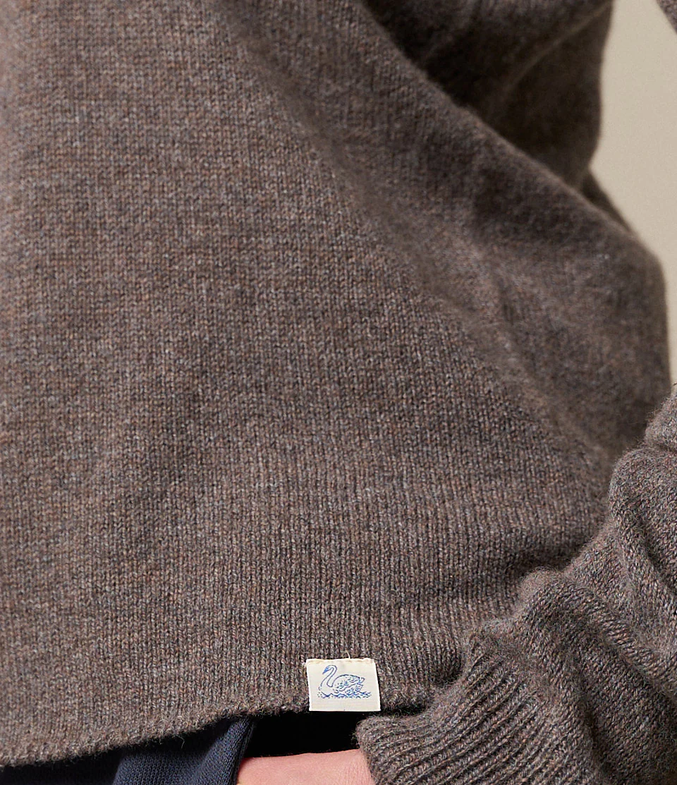 Lightweight Merino Wool-Cashmere-Silk Raglan Sweater - Image 2