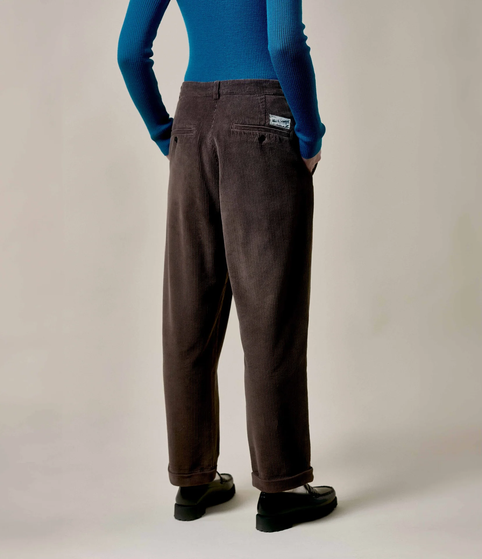 1955s Bold Cotton Corduroy Women's Ankle Length Chino Pants - Image 6