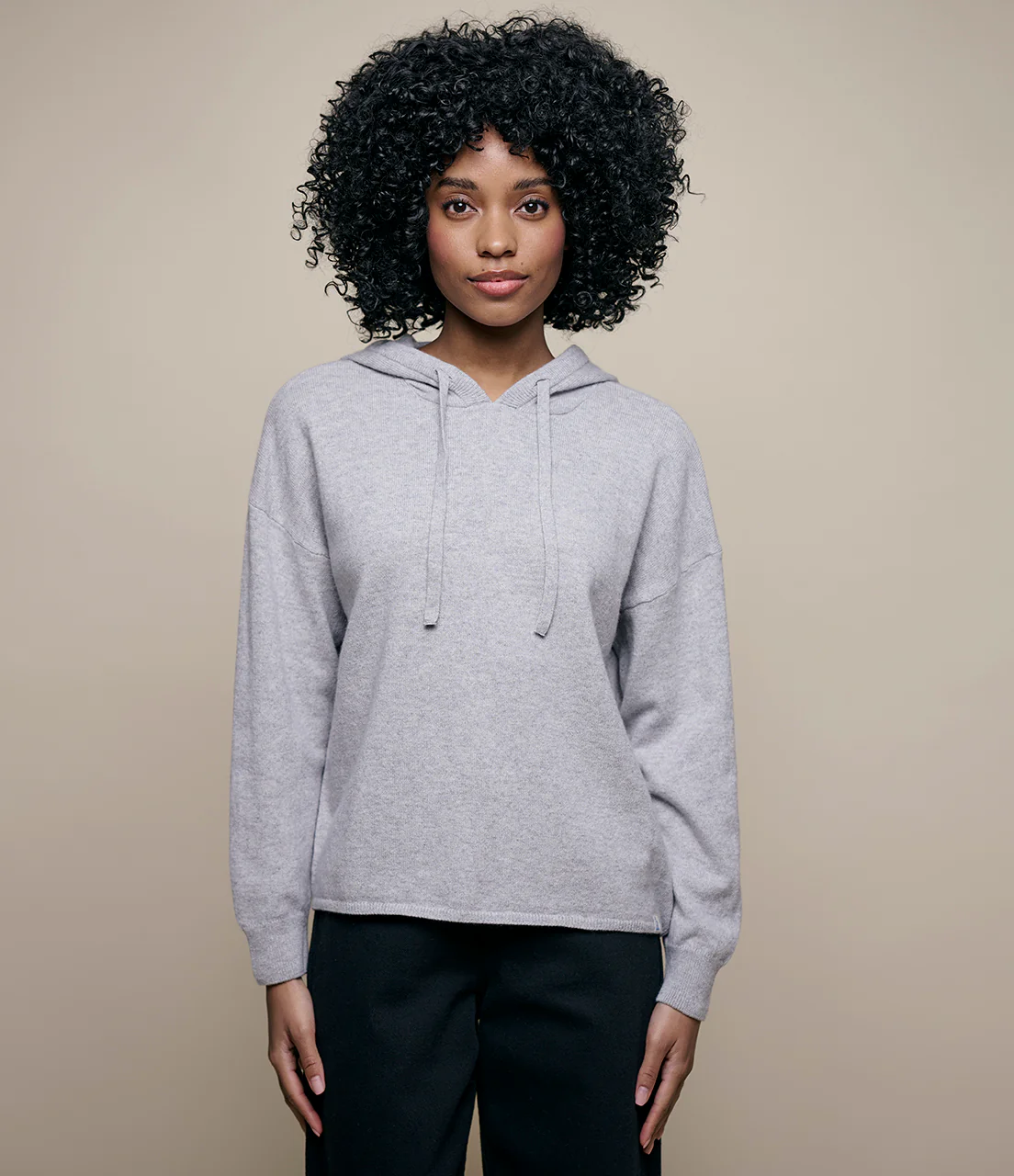 Merino Wool-Cashmere-Silk Hoodie