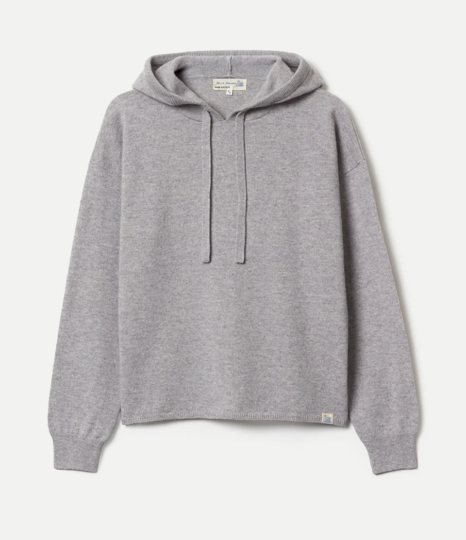 Merino Wool-Cashmere-Silk Hoodie - Image 2
