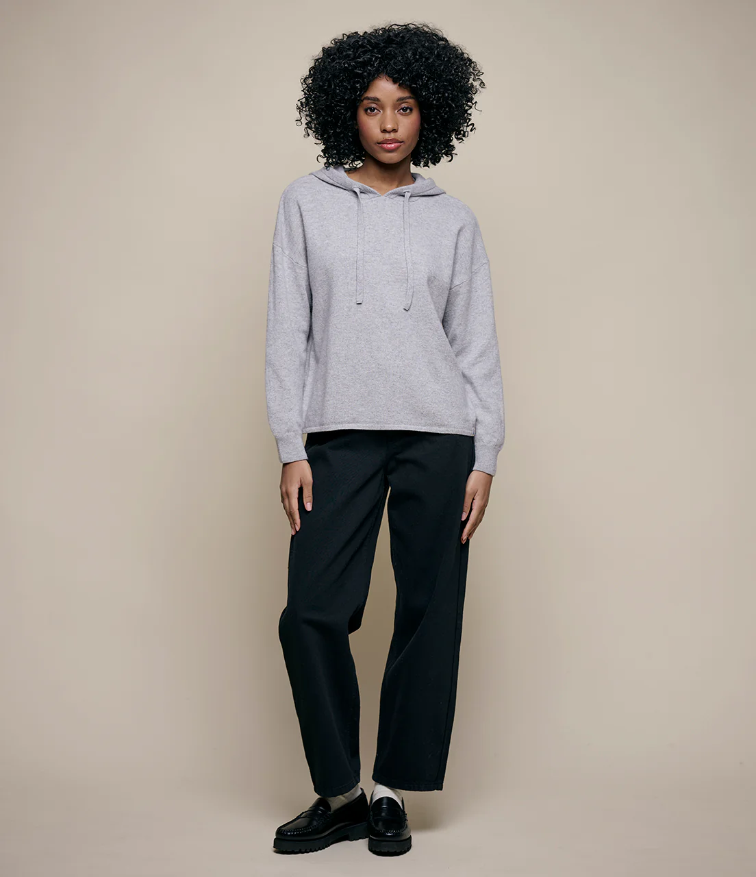 Merino Wool-Cashmere-Silk Hoodie - Image 3