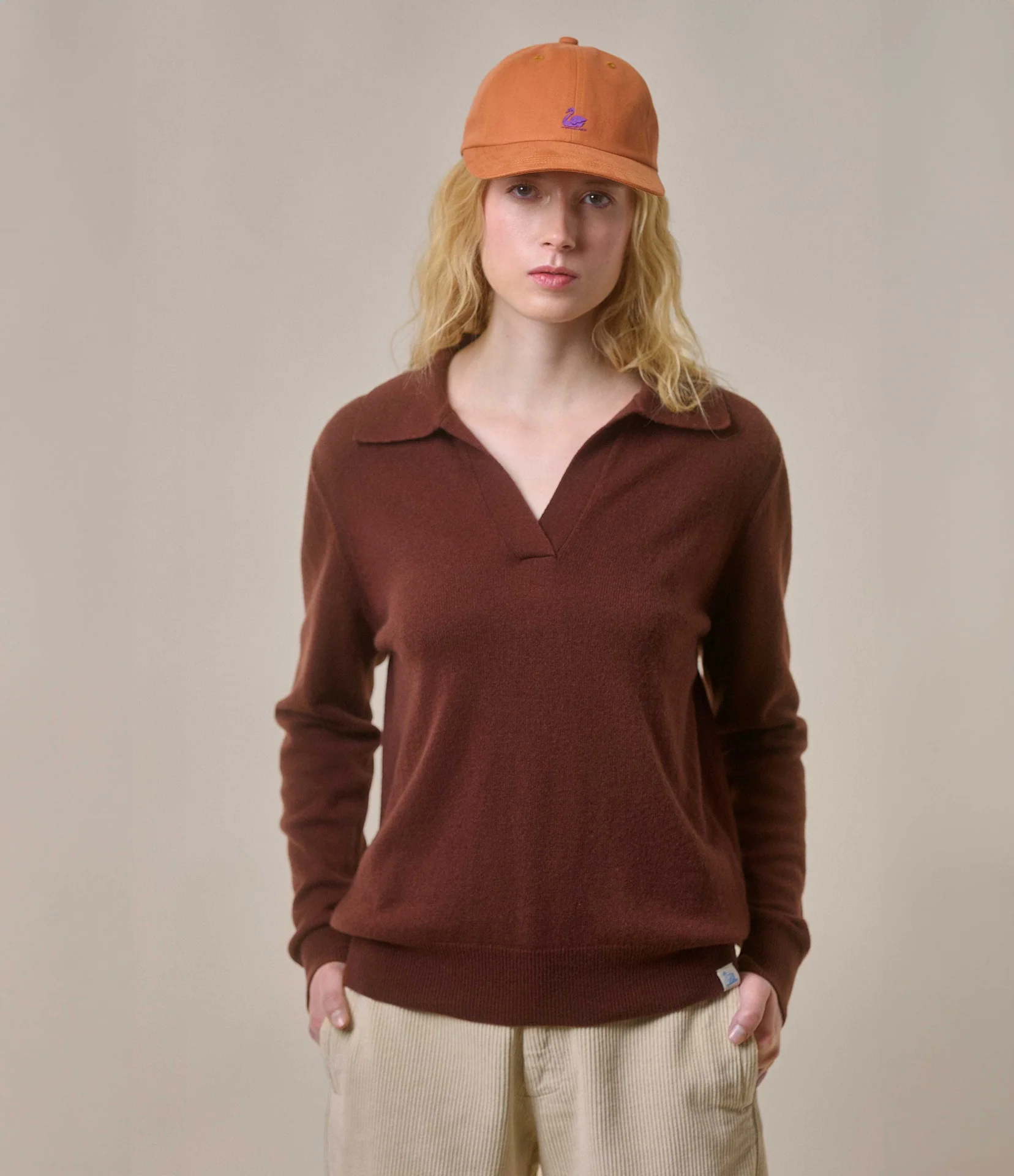 Merino Wool-Cashmere-Silk V-Neck Sweater