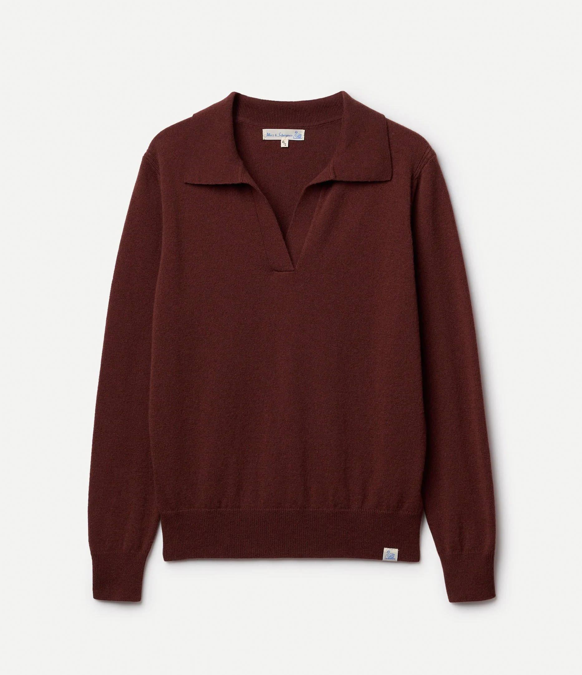 Merino Wool-Cashmere-Silk V-Neck Sweater - Image 2