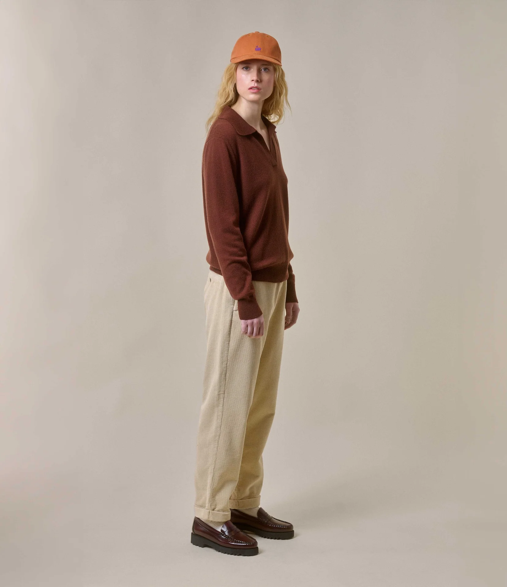Merino Wool-Cashmere-Silk V-Neck Sweater - Image 3