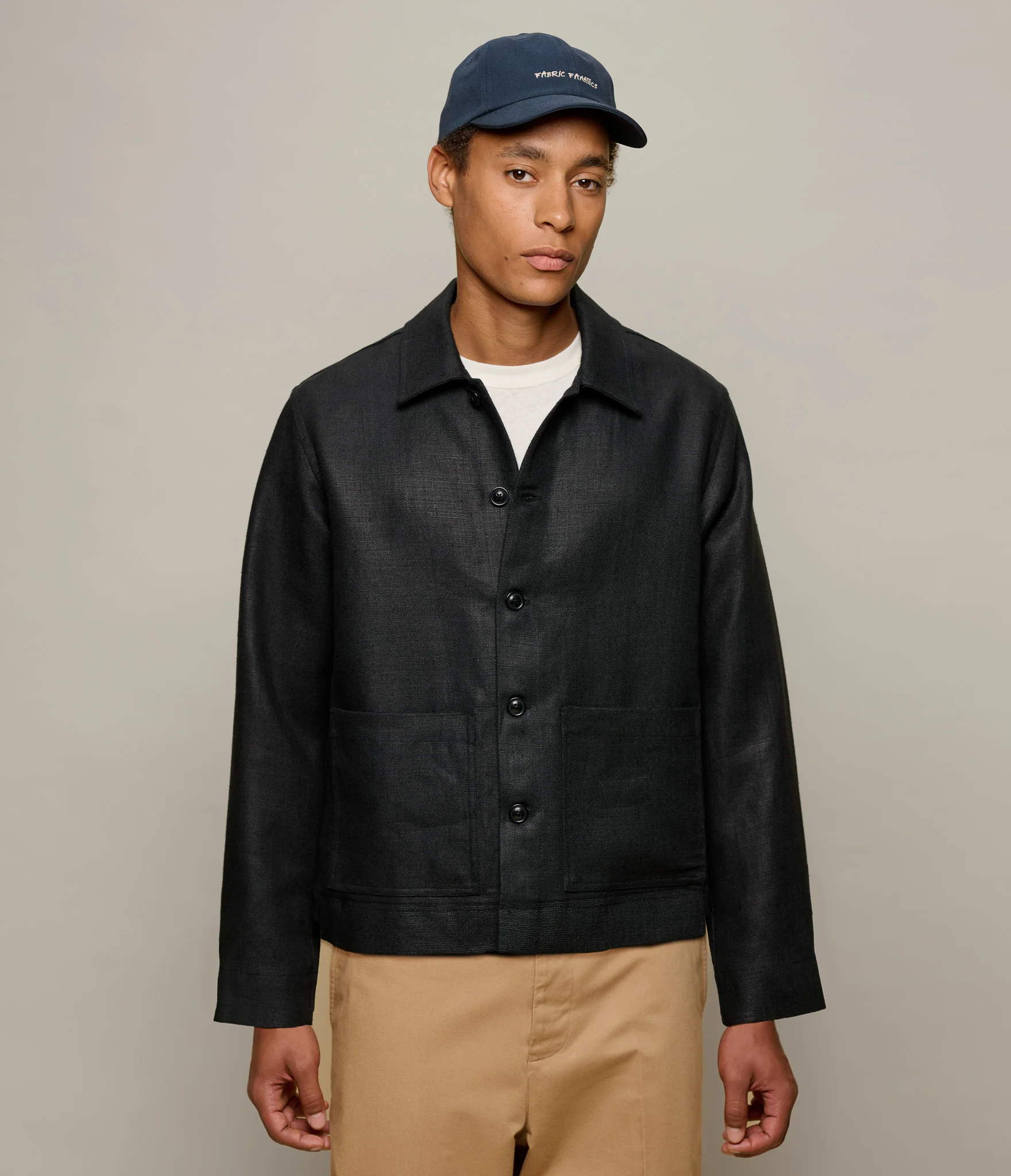 Original Fibres x Merz b. Schwanen Worker's Linen Jacket