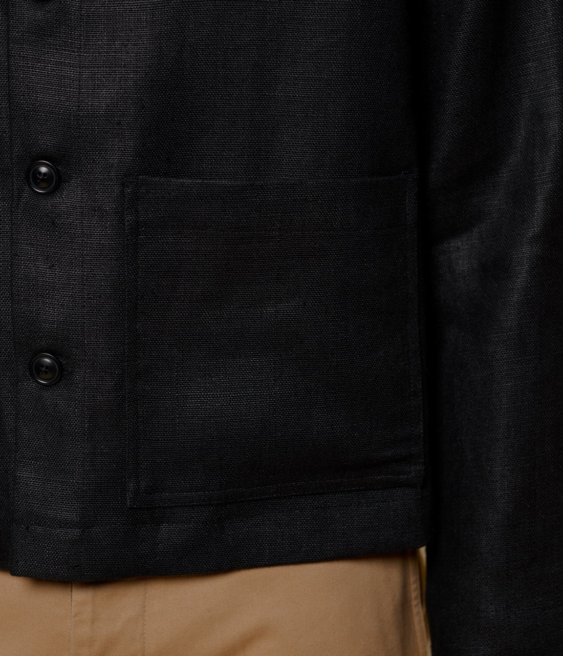 Original Fibres x Merz b. Schwanen Worker's Linen Jacket - Image 7